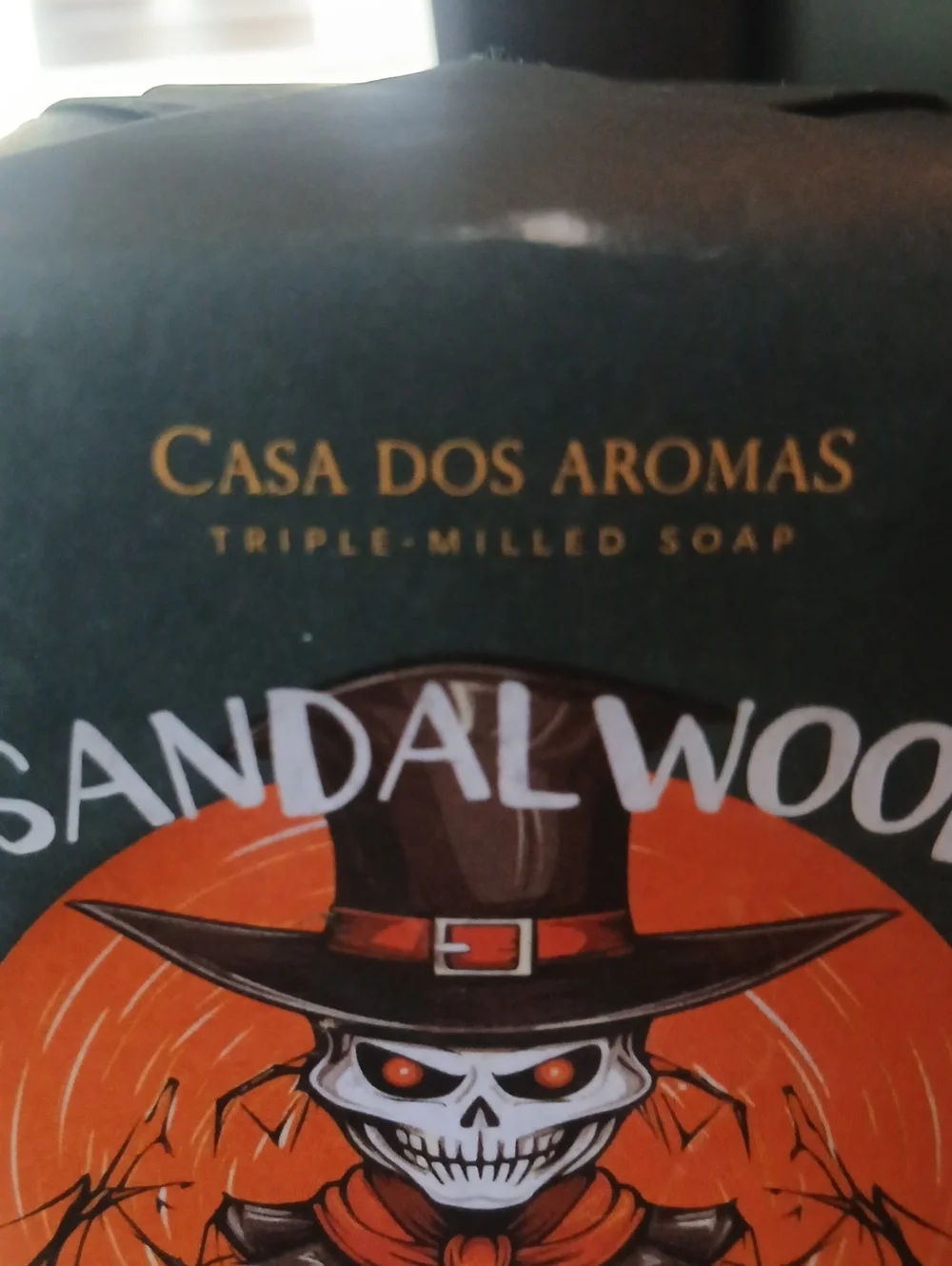 Sandalwood Scented Soap for Men - Dark Green